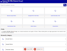 Tablet Screenshot of katariagroup.com